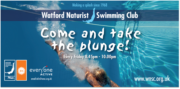 Watford Naturist Swimming Club Swims British Naturism