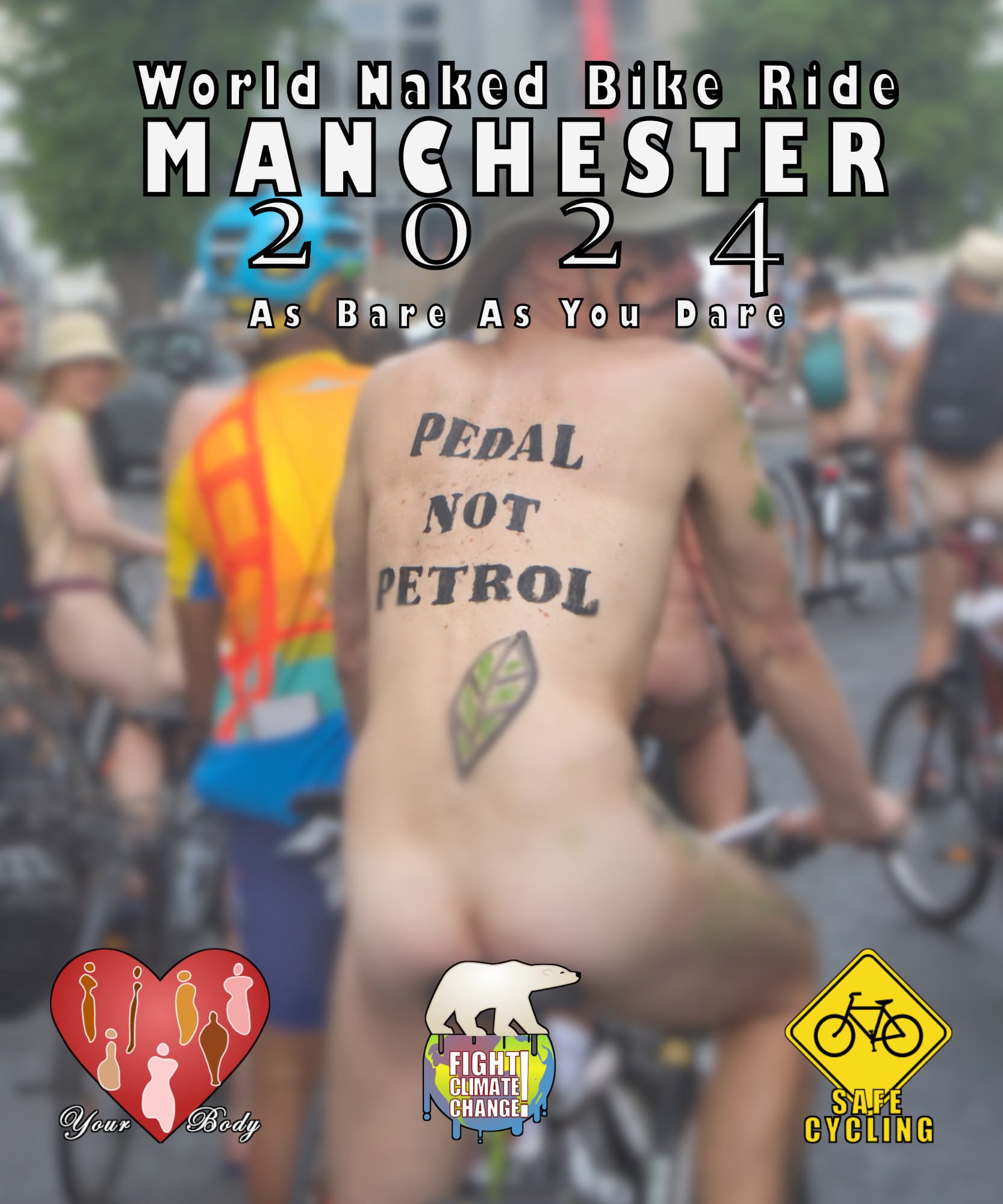 Manchester World Naked Bike Ride 2024